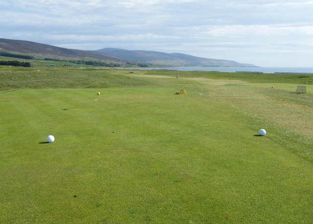 The 7th hole on Brora’s James Braid links